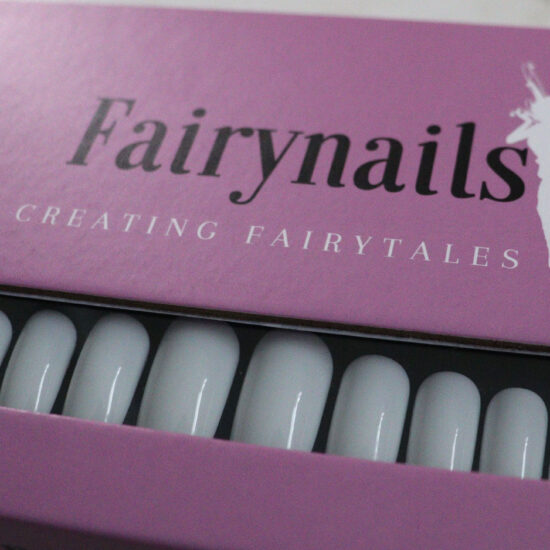 Machine Made Press Ons - White Short