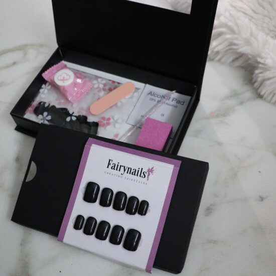 Machine Made Press Ons - Black Short