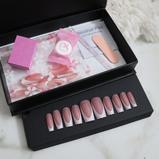 Machine Made Press Ons - Long Frenchies